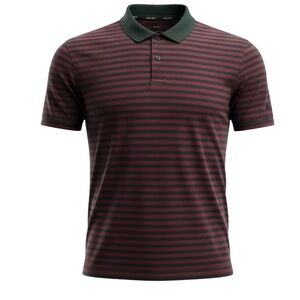 Nike Men’s (M) Dri-Fit Maroon Striped Polo